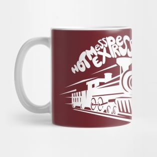 Hot Mess Express (White) Mug